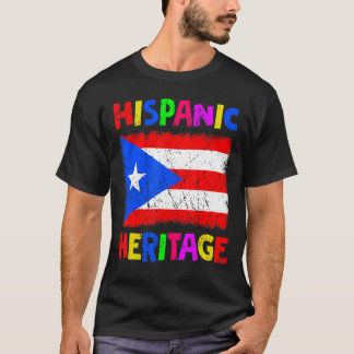 T-shirt Mois du patrimoine hispanique national Latina Puer