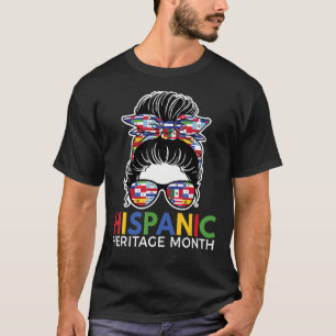 T-shirt Mois du patrimoine hispanique national Latina Wome