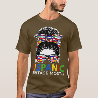 T-shirt Mois du patrimoine hispanique national Latina Wome