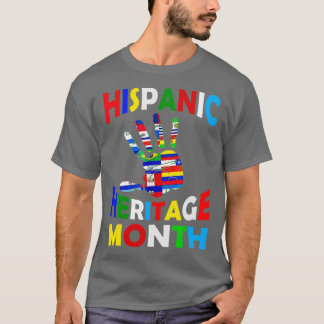 T-shirt Mois du patrimoine hispanique national Latino Tous