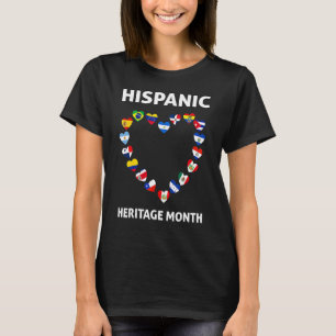 T-shirt Mois du patrimoine hispanique national Tous les pa