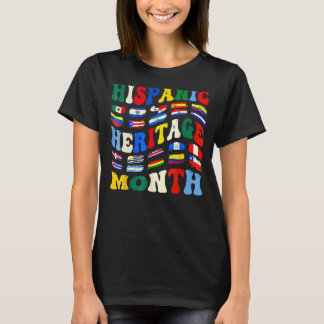 T-shirt Mois du patrimoine hispanique Pays latino