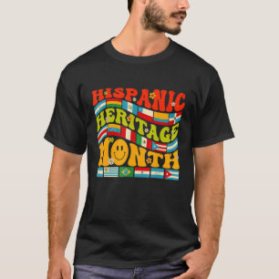 T-shirt Mois du patrimoine hispanique Pays latino-américai