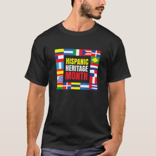 T-shirt Mois du patrimoine hispanique pour toutes les cont