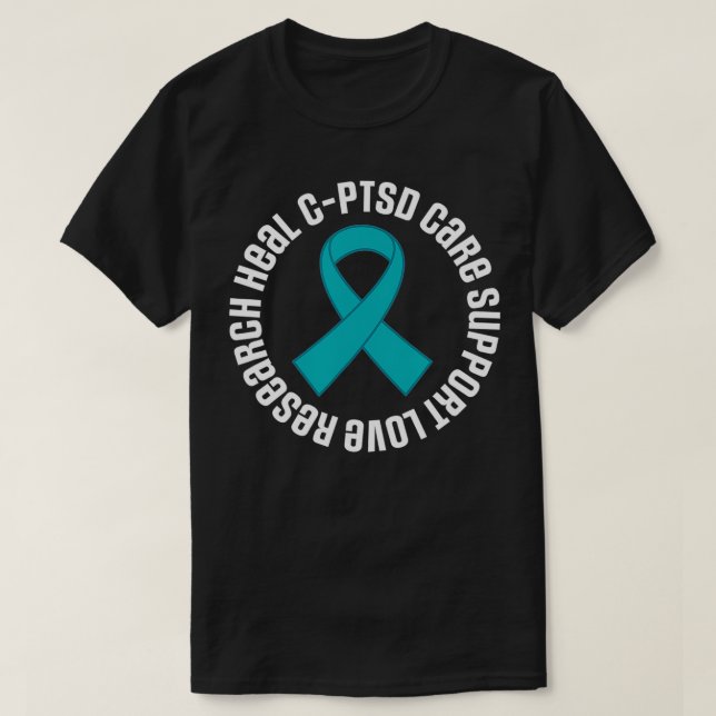 T-shirt Mois du soutien au ruban de sensibilisation du CCD (Design devant)
