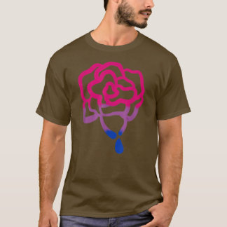 T-shirt Mois Gay pride Lgbt Rose Peint Gradient