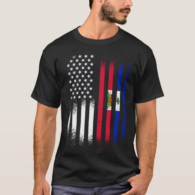 T-shirt Mois haïtien du patrimoine américain Haïti Patriot (Devant)