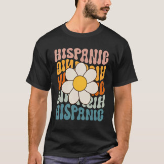 T-shirt Mois historique hispanique rétro Latino Hispa Vint