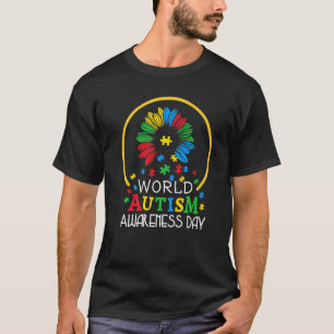 T-shirt Mois mondial de la Sensibilisation sur l'autisme a