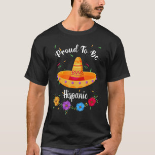 T-shirt Mois National Cute Arc En Ciel Fière D'Être Hispan