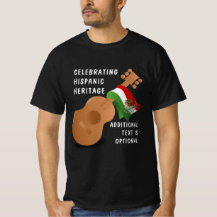 T-shirt Mois national du patrimoine hispanique - Guitare