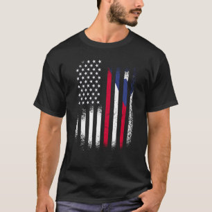 T-shirt Mois portoricain du patrimoine américain Porto Ric