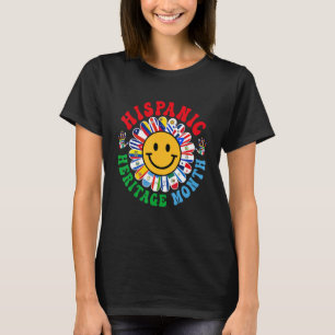 T-shirt Mois super du patrimoine hispanique Pays latinos H