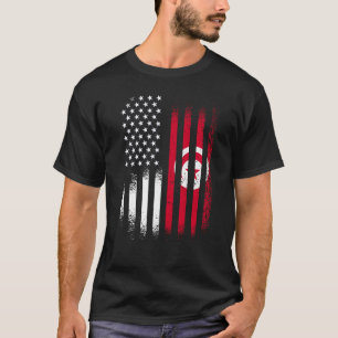 T-shirt Mois tunisien du patrimoine américain Tunisie Patr