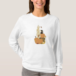 T-shirt Moisson d'automne Cornstalk, Citrouille, Corbeau