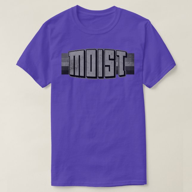 T-shirt Moist Pire Parole Jamais BW (Design devant)