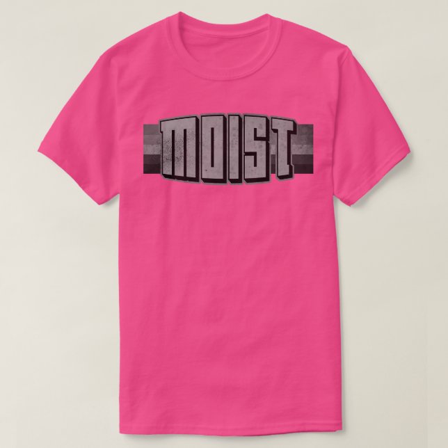 T-shirt Moist Pire Parole Jamais BW (Design devant)