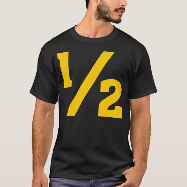 T-shirt Moitié - Ambre (Devant)