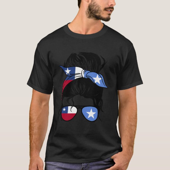 T-shirt Moitié Chilienne Moitié Somalien Mélange Chili Et  (Devant)