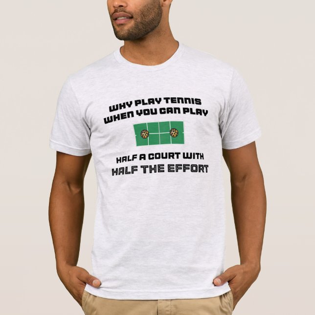 T-shirt Moitié de l'effort (Devant)