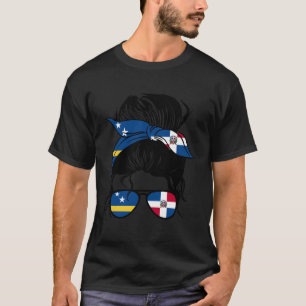 T-shirt Moitié Dominicaine Moitié Curacao Racines Curaã§Ao