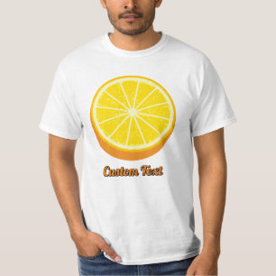 T-shirt Moitié orange