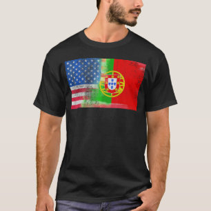 T-shirt Moitié Portugal moitié Amérique latine