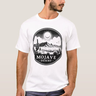 T-shirt Mojave Desert Cactus Plantes Aventure Cactus Scène