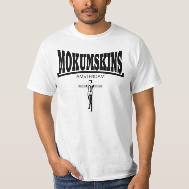 T-shirt Mokumskins crucified (Devant)