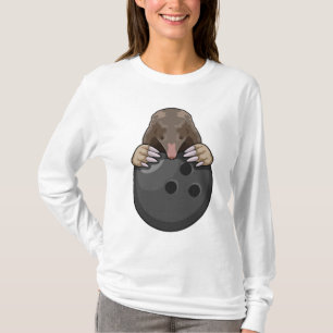 T-shirt Mole à Bowling avec Bowling balle
