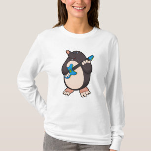 T-shirt Mole à la musique avec guitare