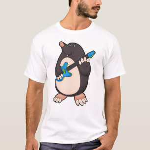T-shirt Mole à la musique avec guitare