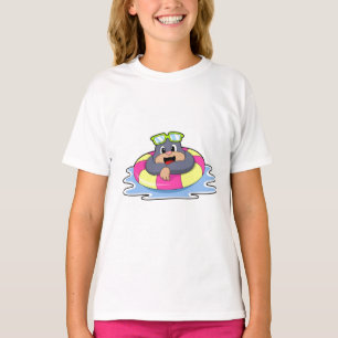 T-shirt Mole à nager avec anneau de nage.PNG
