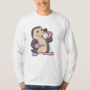 T-shirt Mole avec coupe de café et soucoupe