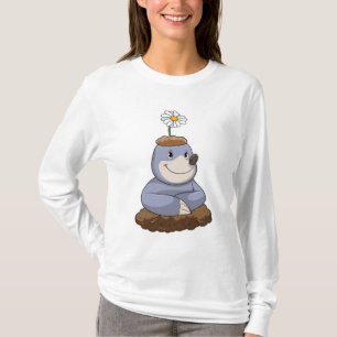 T-shirt Mole avec Fleur marguerite