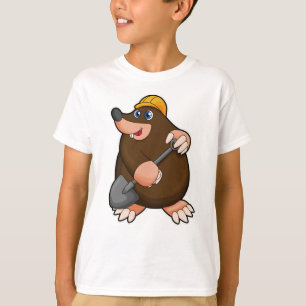 T-shirt Mole avec lunette et casquette dur