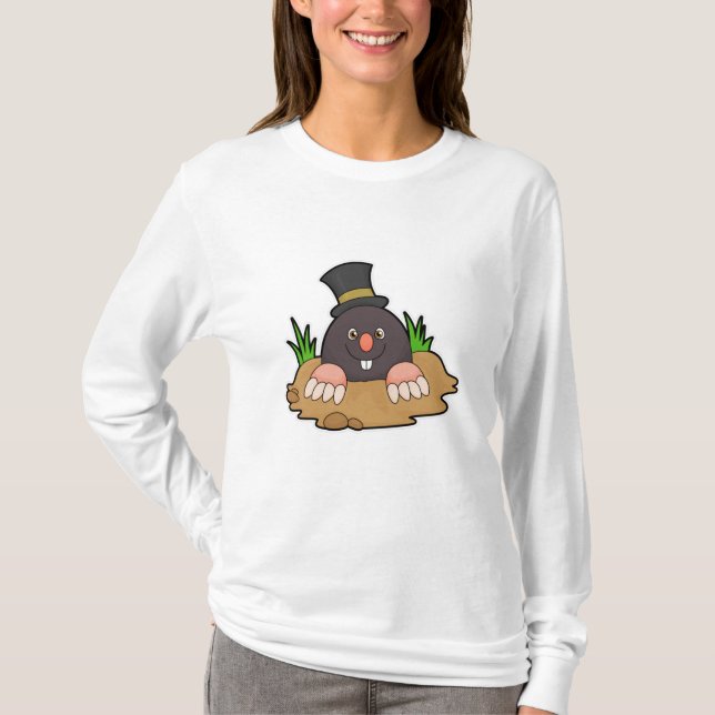 T-shirt Mole avec Molehill et Casquette (Devant)