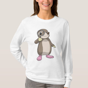T-shirt Mole avec verre Magnifiant