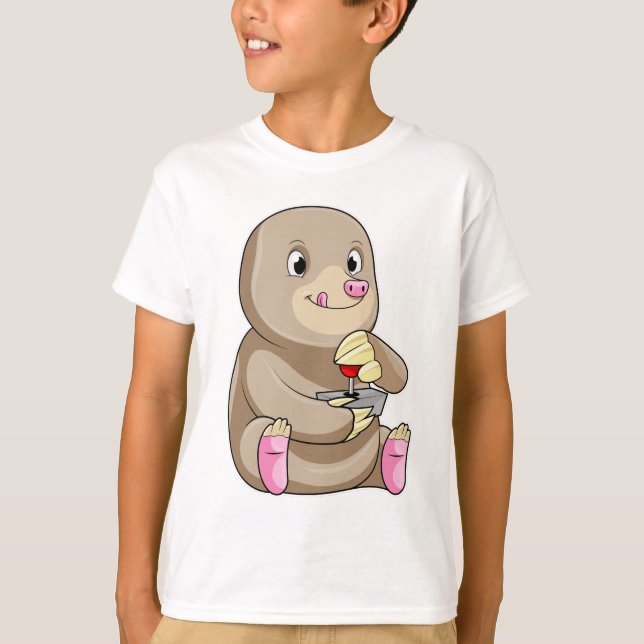 T-shirt Mole comme joueur avec Joystick (Devant)