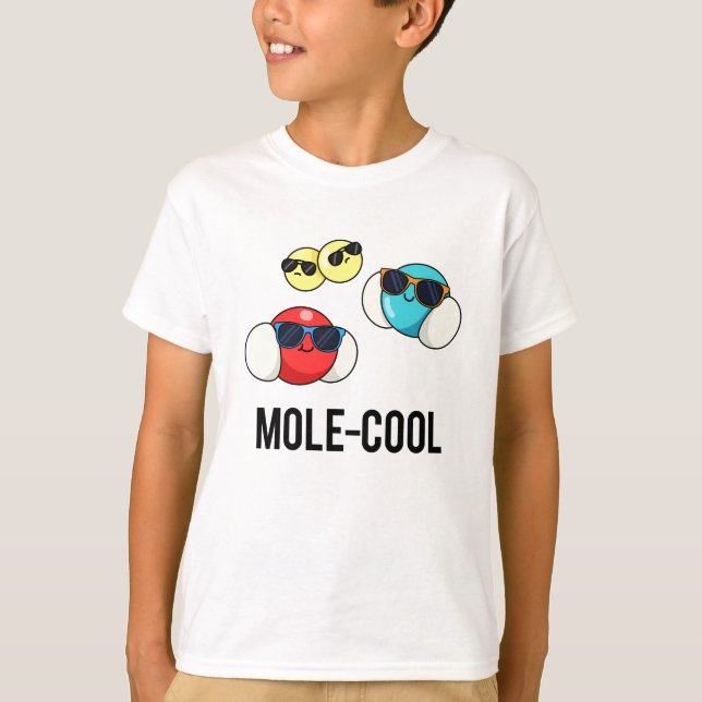 T-shirt Mole-Cool Funny Molecule Pun (Devant)