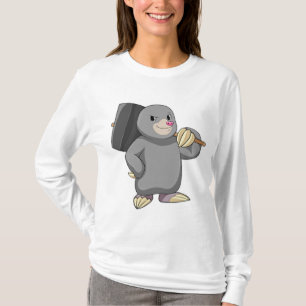 T-shirt Mole en Handyman avec Hammer