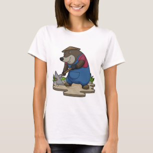 T-shirt Mole en tant qu'agriculteur