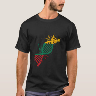 T-shirt Molécule d'ADN de racines lituaniennes Lit de fier