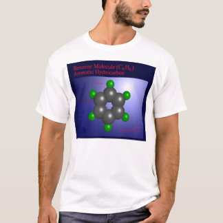 T-shirt Molécule de benzène (avant)