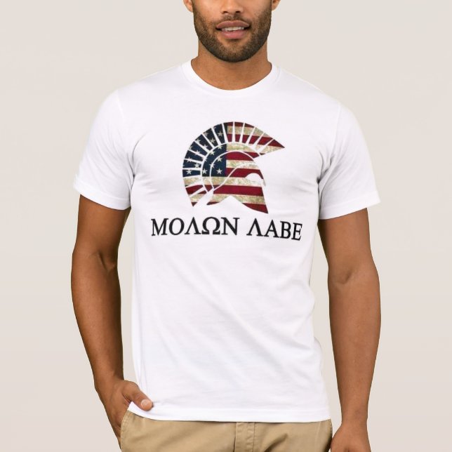 T-SHIRT MOLON LABE (Devant)