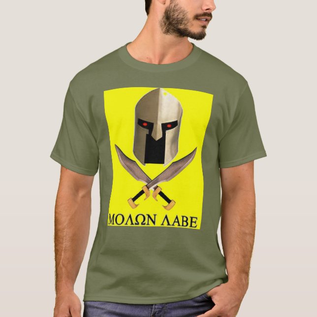 T-SHIRT MOLON LABE (Devant)