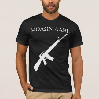T-shirt MOLON LABE ! (Graphiques blancs)