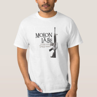 T-shirt Molon Labe - venu et les prennent