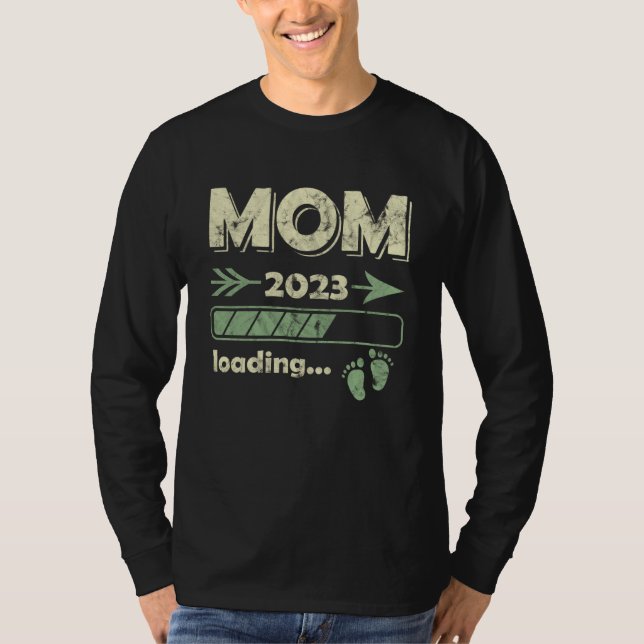 T-shirt Mom 2023 Loading Green Arrow Foot (Devant)
