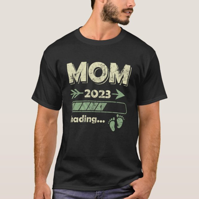 T-shirt Mom 2023 Loading Green Arrow Foot (Devant)